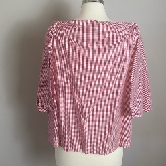 💥MAKE ME AN OFFER💥 NWTs Banana Republic Gingham Blouse - Picture 3 of 9